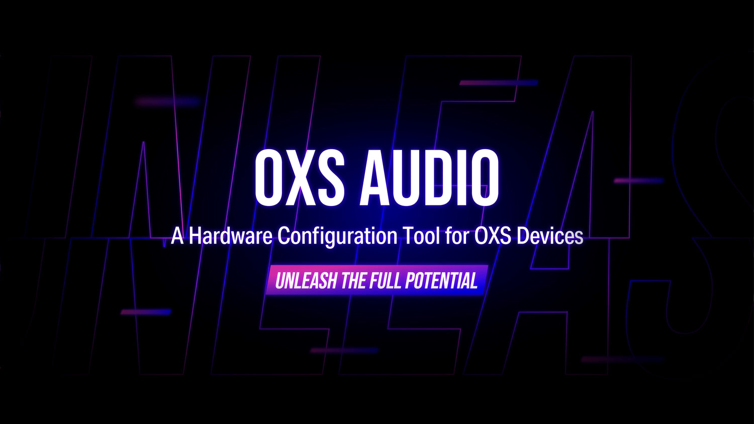 OXS AUDIO App: Tu Sonido, A Tu Manera